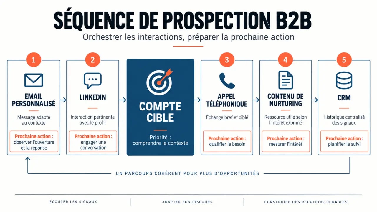 Digitaliser sa prospection commerciale pour booster son activité B2B grâce à une séquence multicanale